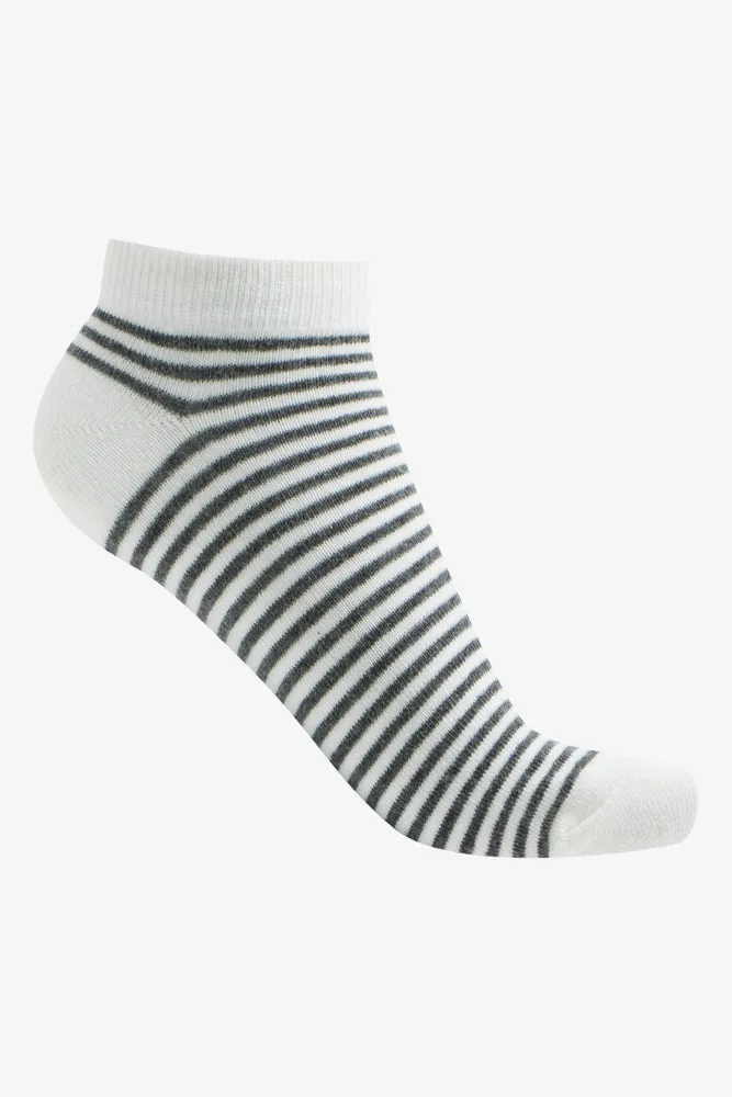 5 Pack Animal Low Cut Socks Black