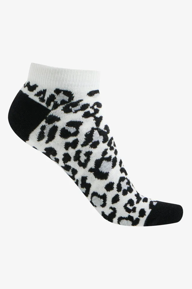 5 Pack Animal Low Cut Socks Black
