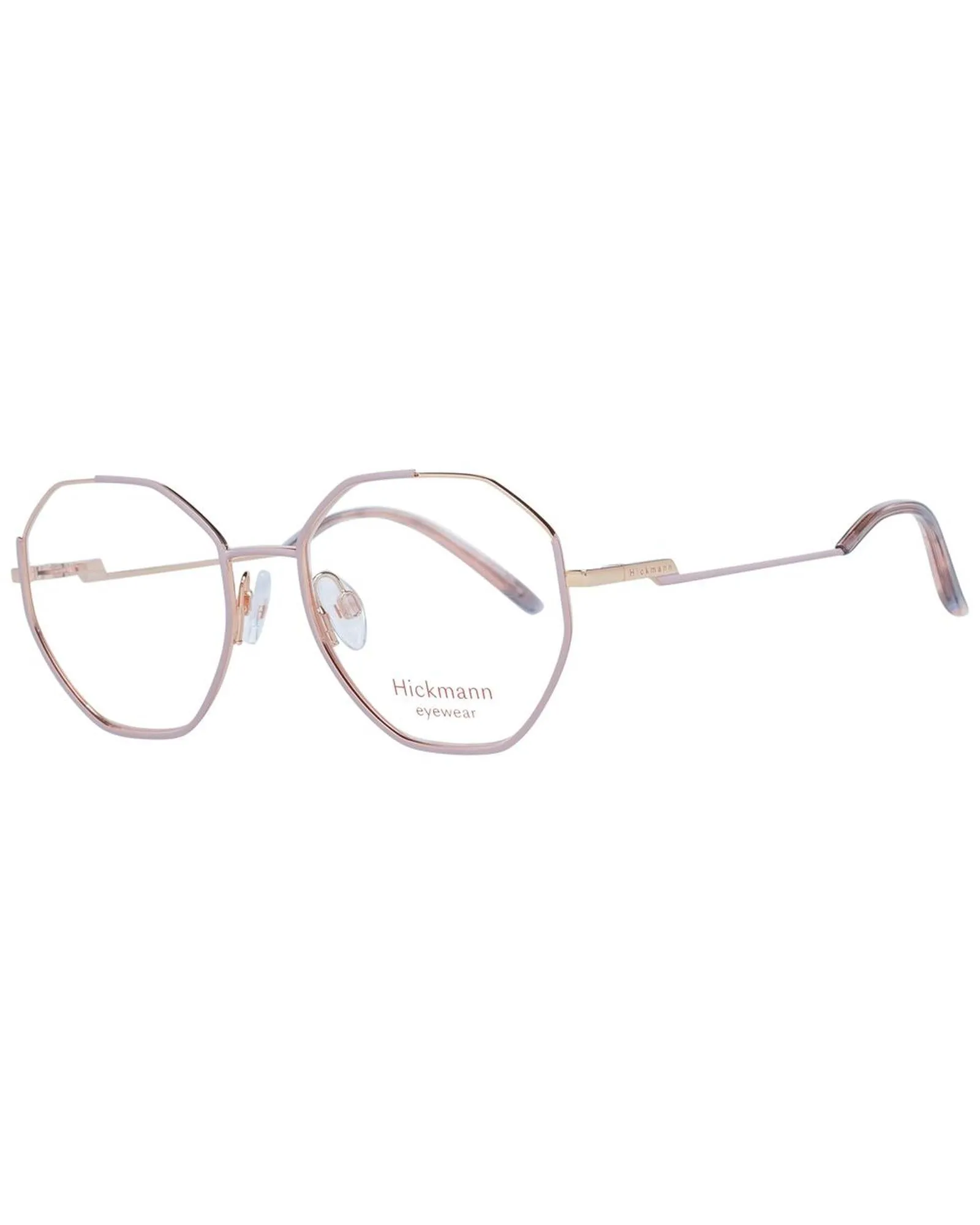 Ana Hickmann Octagon Eyeglasses Rose Gold Style