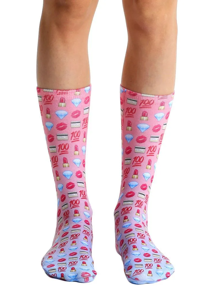 Boss Emoji Crew Socks (Unisex)