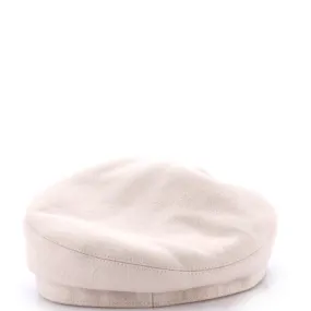 Cabourg en Finesse Newsboy Cap Embroidered Wool