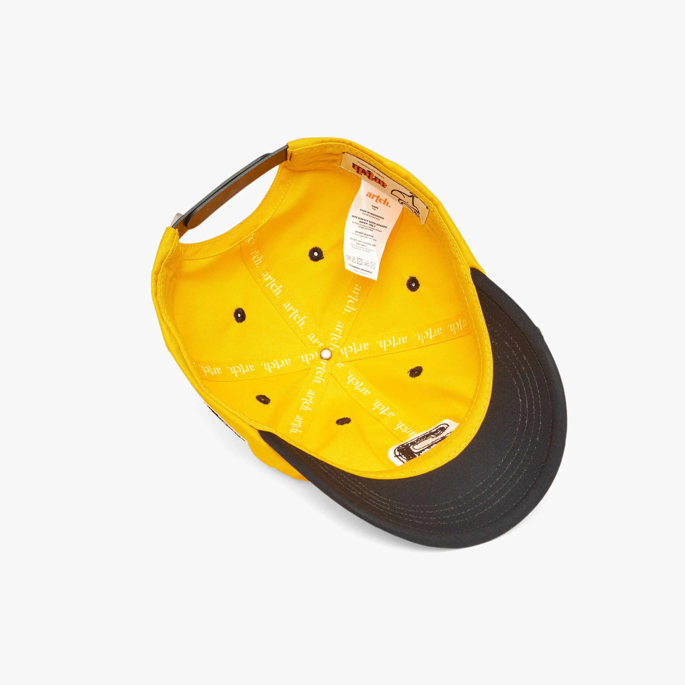 CAPS AND HATS - ARKANSAS BLACK YELLOW