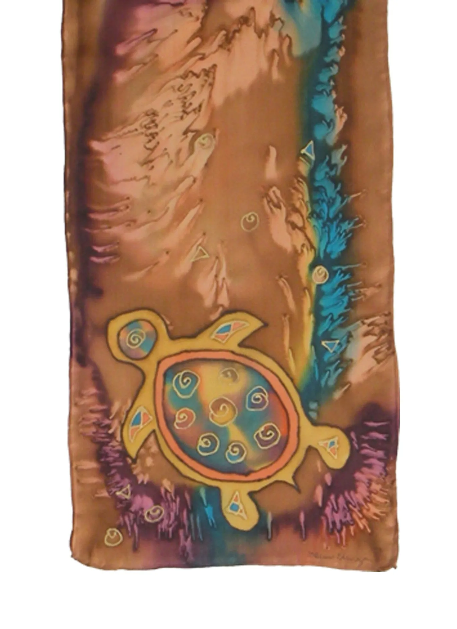 Cave Turtle Scarf | 8"x54"