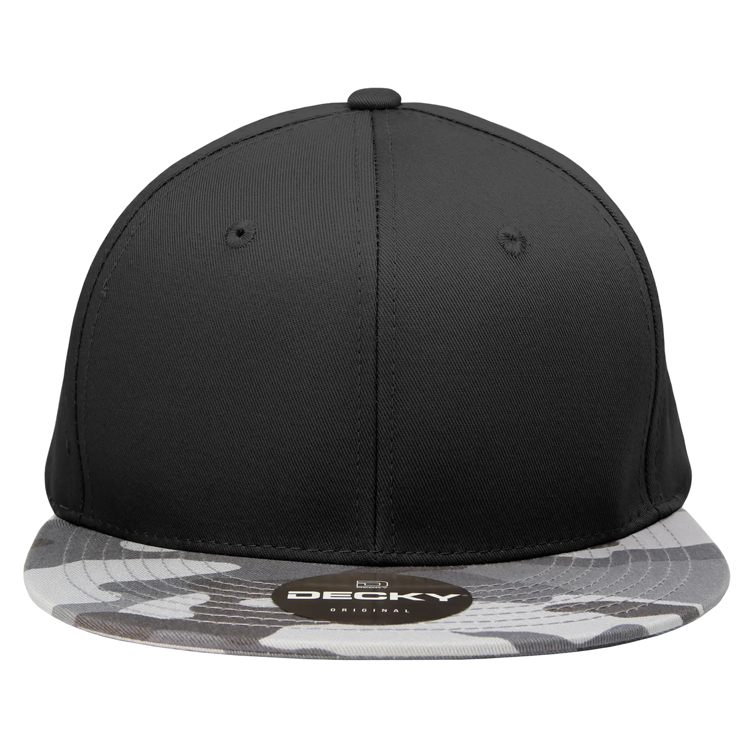 Decky 1047 Digital Camo Snapback Hat, 6 Panel Camouflage Flat Bill Cap - CASE Pricing