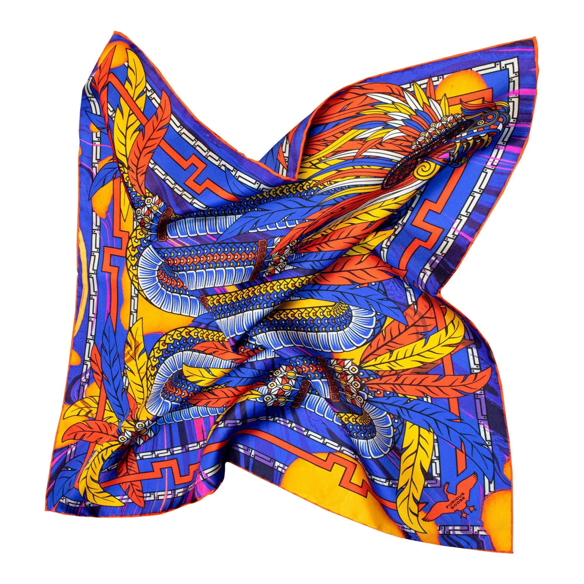 Dragon Scarf, Occidental Impulsum – Silk Scarves