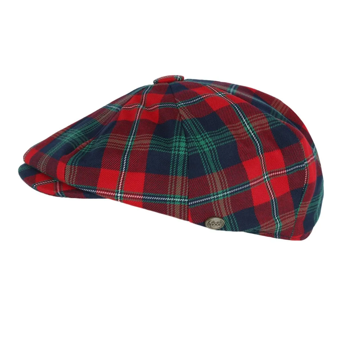 Epoch Hats Company Men's Tartan Plaid Wool Newsboy Cap