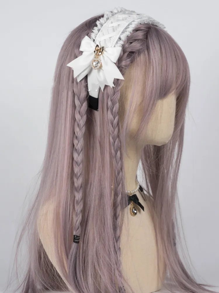 Five Colors Bow and Rhinestone Jirai Kei KC