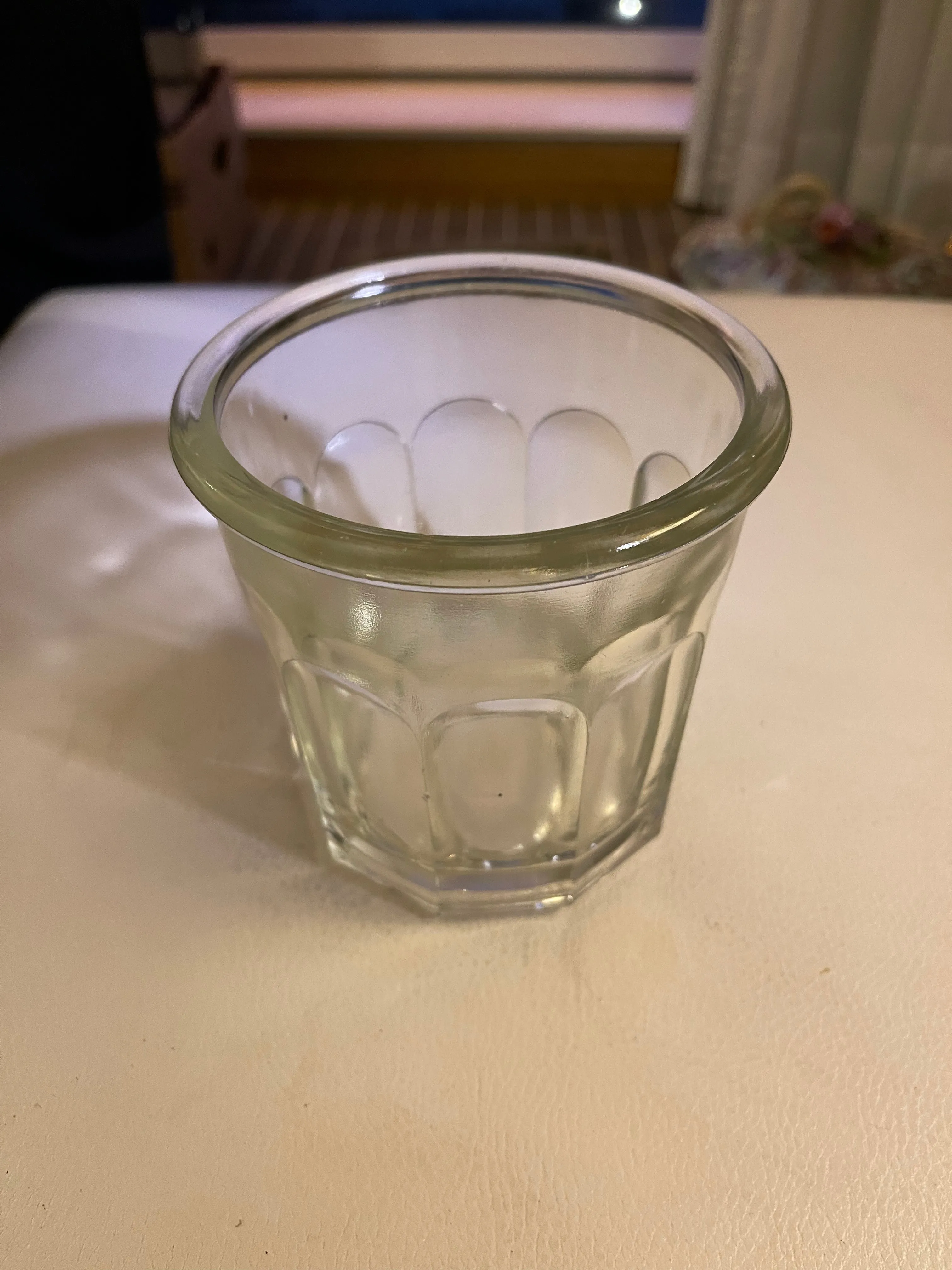 French Glass Jam Jar