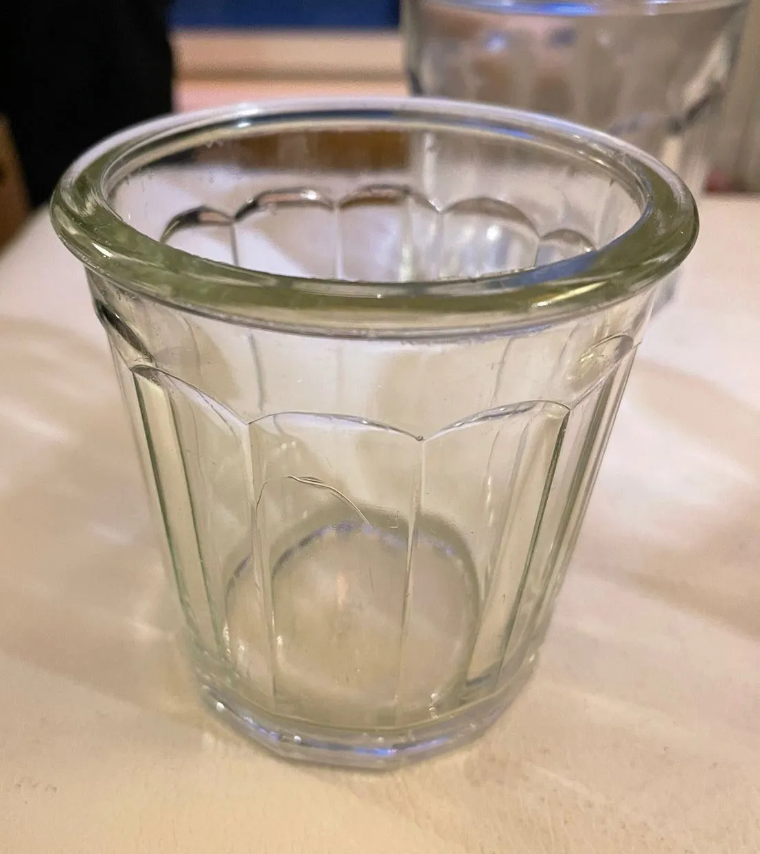 French Glass Jam Jar