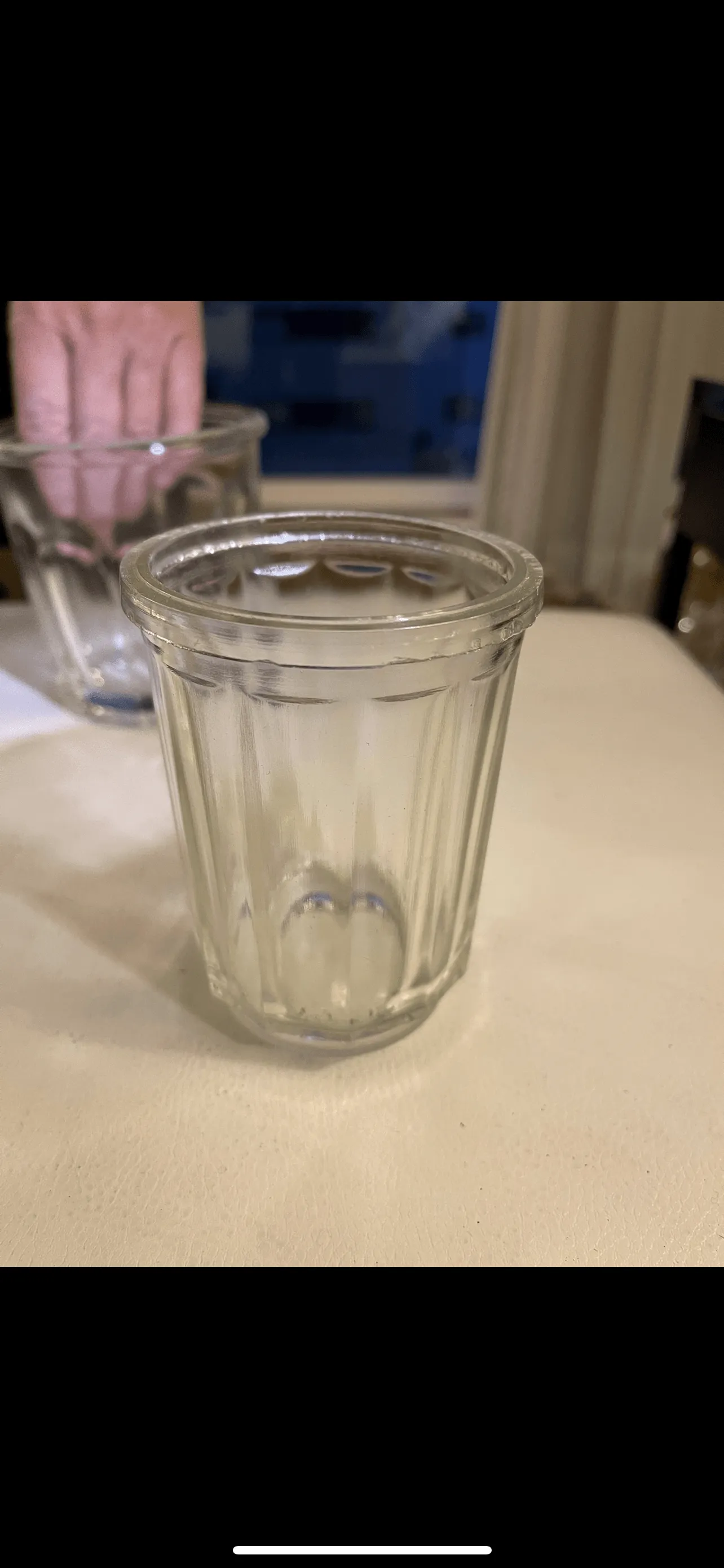 French Glass Jam Jar