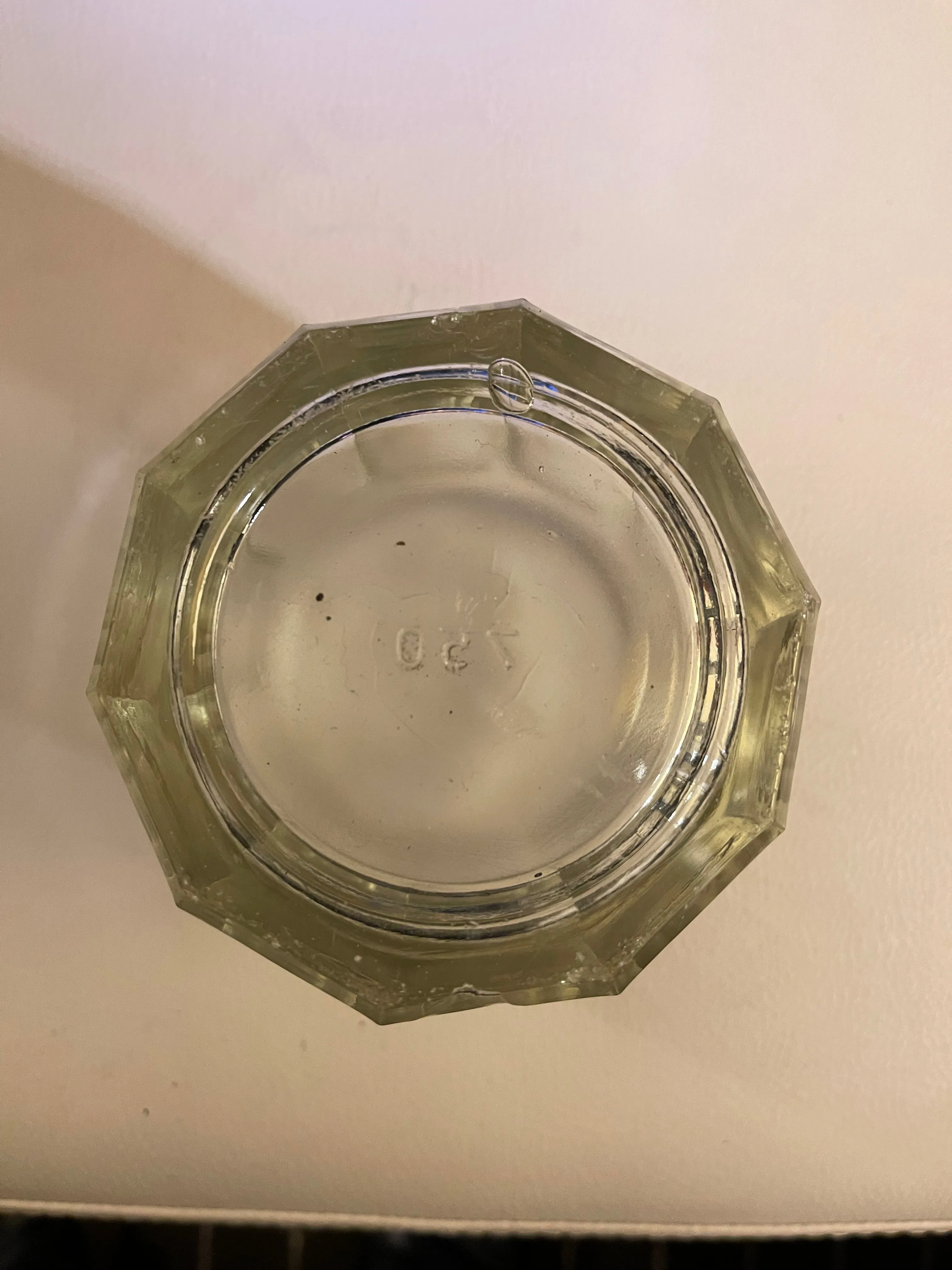 French Glass Jam Jar