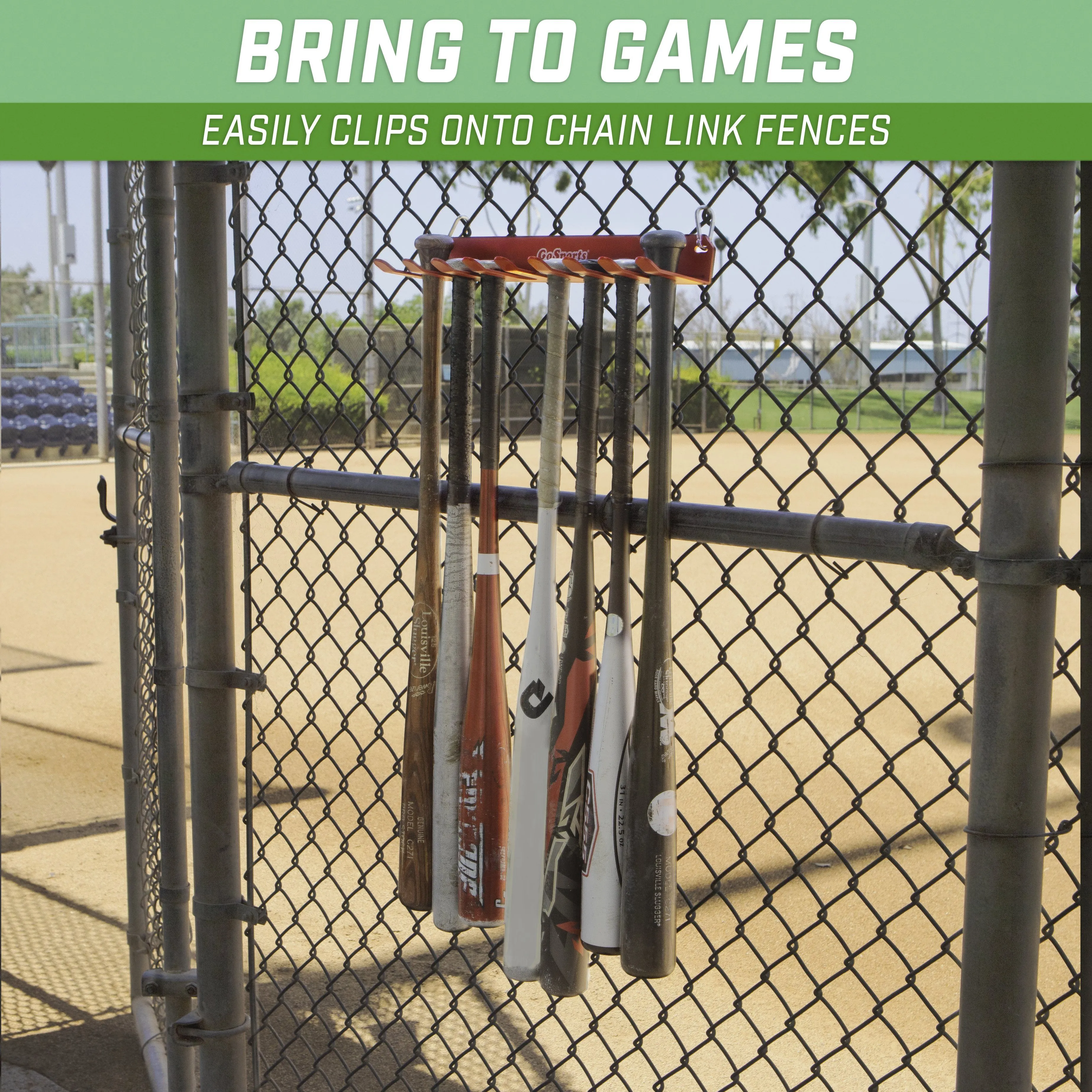 GoSports Baseball & Softball Bat Caddy