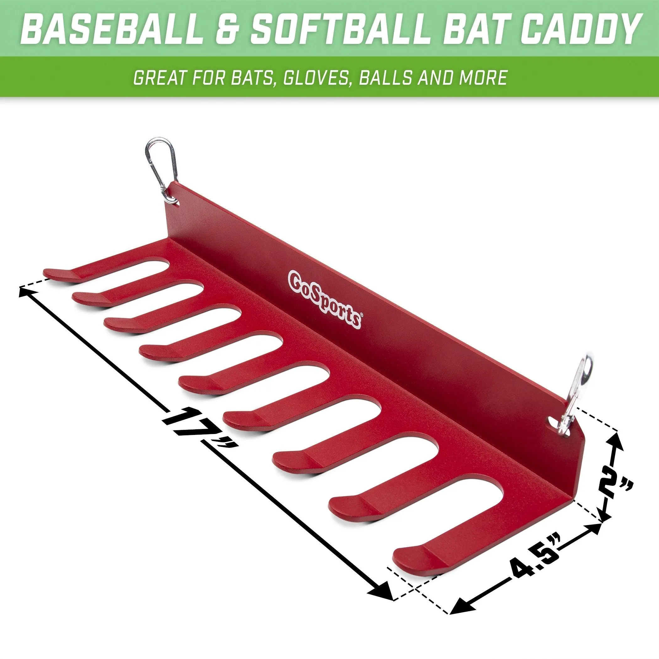 GoSports Baseball & Softball Bat Caddy