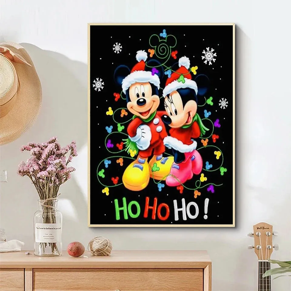 Ho Ho Holiday Greetings! Christmas Diamond Painting, Full Round/Square 5D Diamonds