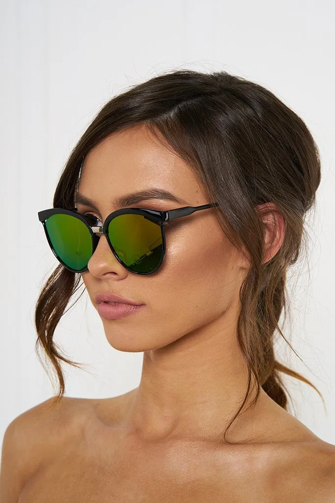 Honey Couture MAGGIE Reflective Sunglasses