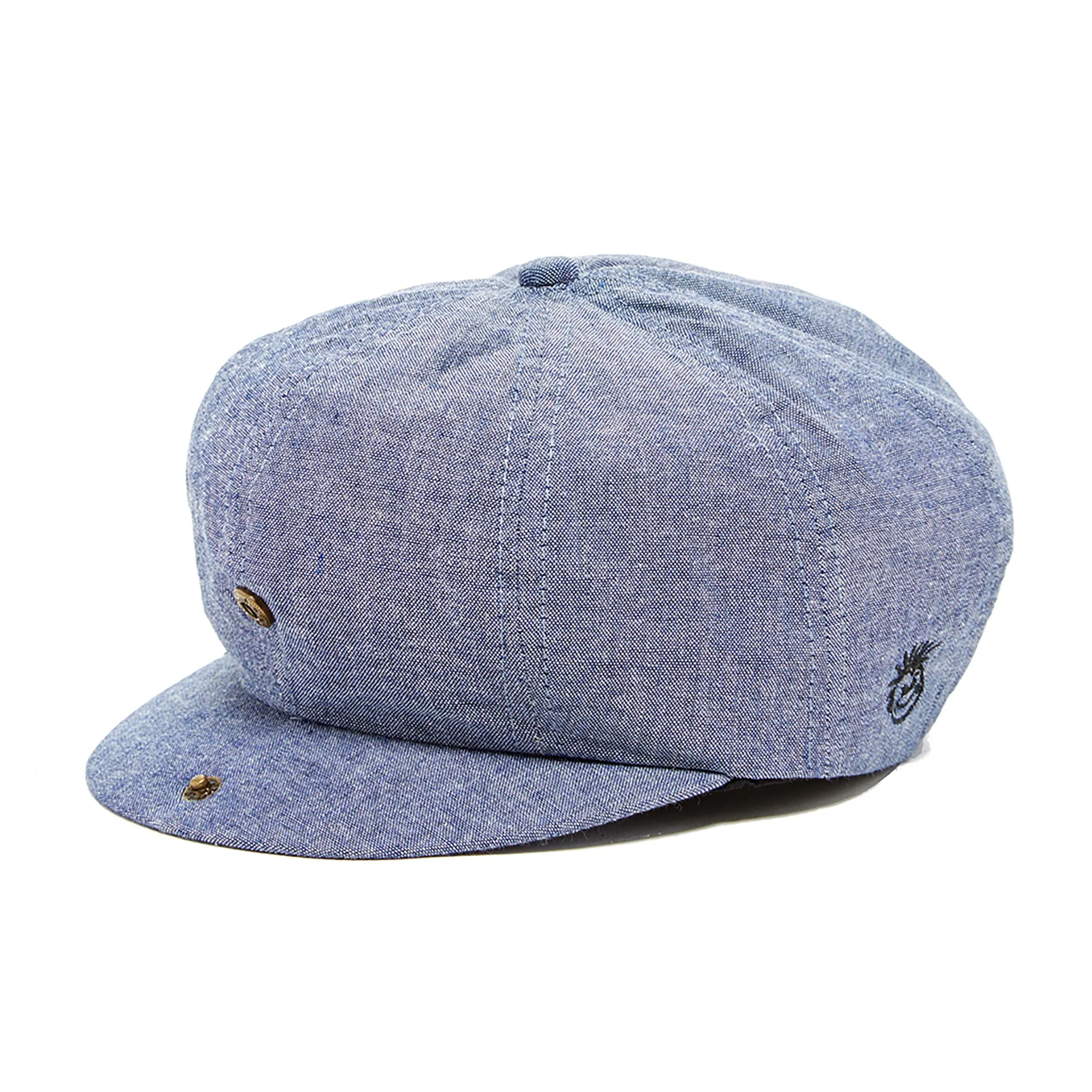 Knuckleheads Groovy Newsboy Denim Cap For Young Boys