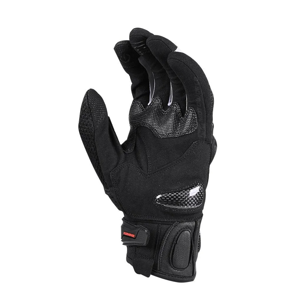 KOMINE GK-234 PROTECT LEATHER MESH GLOVES