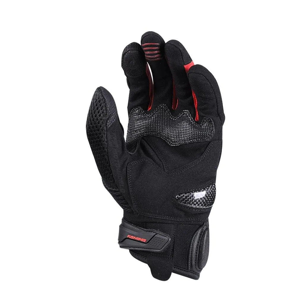 KOMINE GK-234 PROTECT LEATHER MESH GLOVES