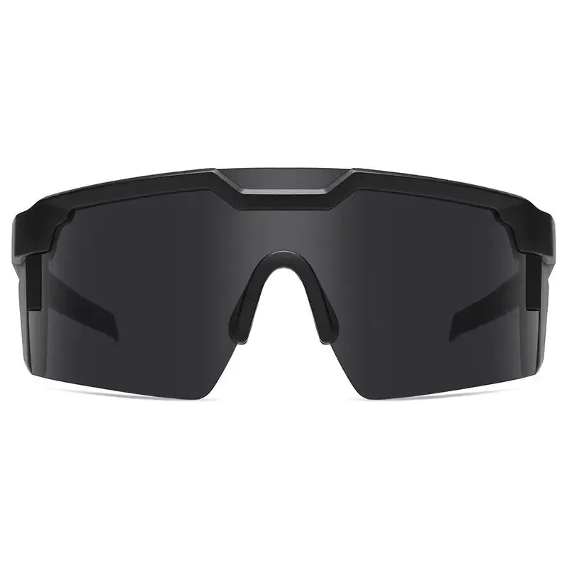 NEW High quality luxury Heat Wave brand sunglasses square Conjoined lens cycling Women men sun glasses UV400