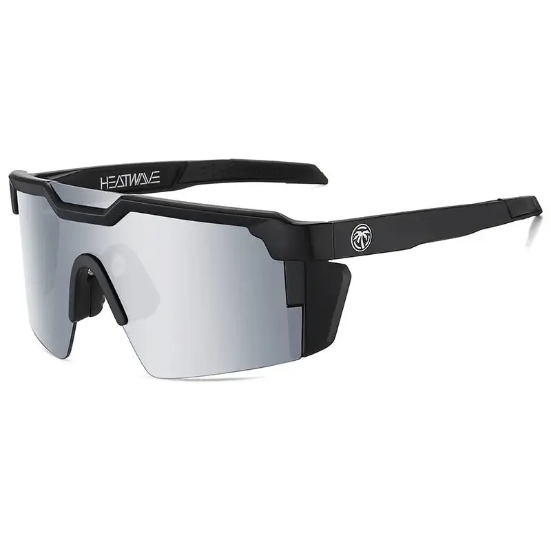 NEW High quality luxury Heat Wave brand sunglasses square Conjoined lens cycling Women men sun glasses UV400