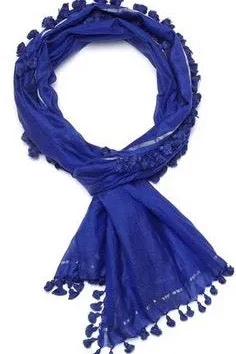 POM POM Scarf/Sarong- Silk