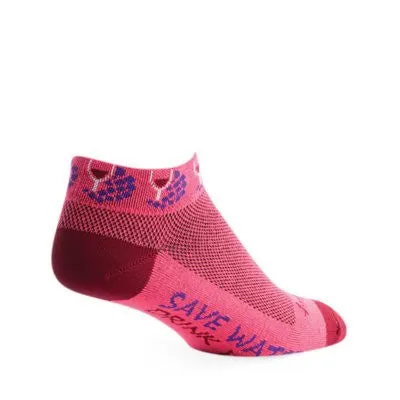 SockGuy S/M Wine Low Cut Sport Socks