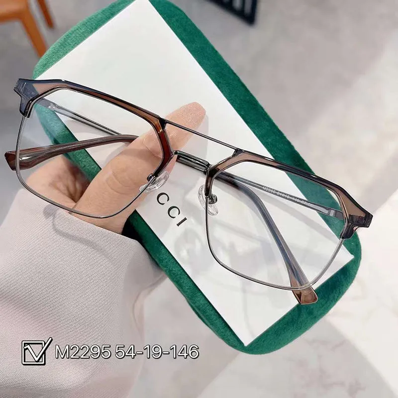 TXOME Vintage Flat Frame Glasses