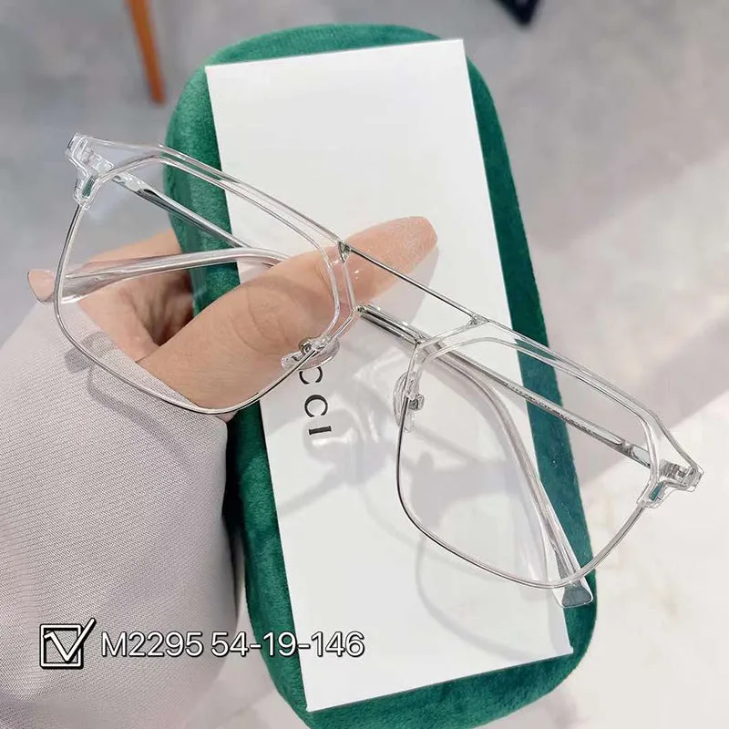 TXOME Vintage Flat Frame Glasses