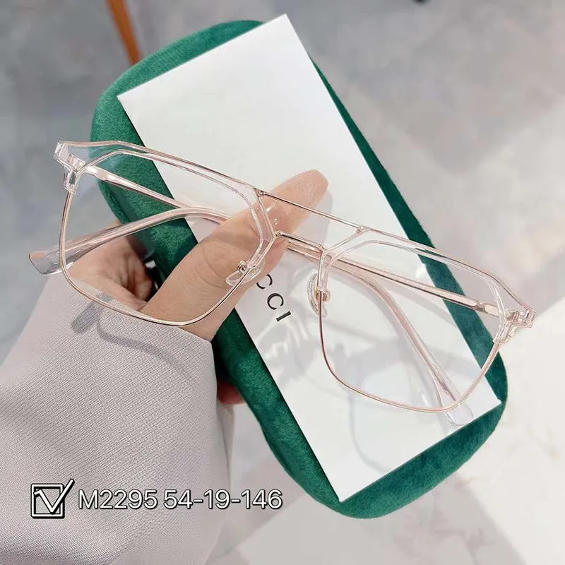 TXOME Vintage Flat Frame Glasses