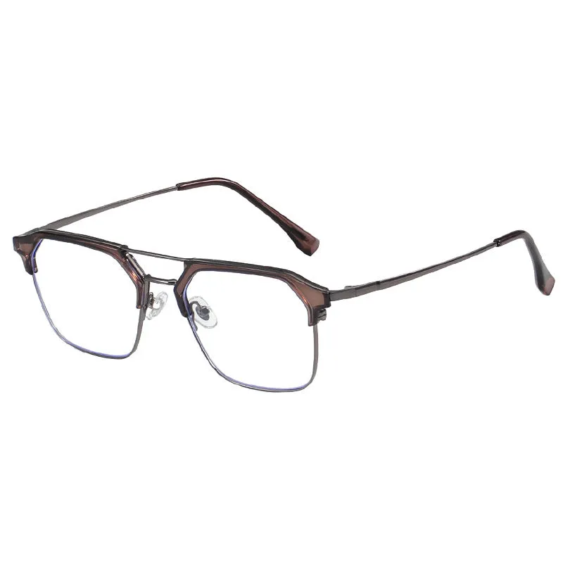 TXOME Vintage Flat Frame Glasses