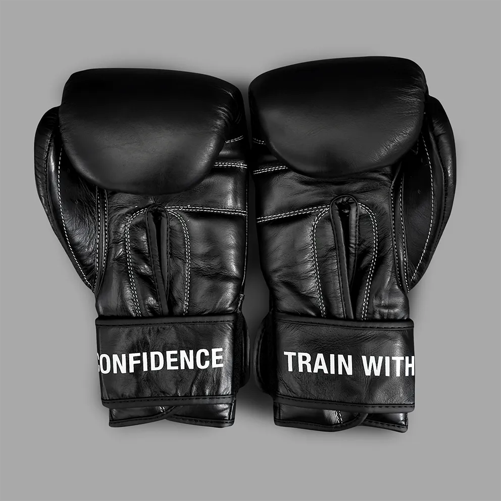 Zebra Pro Signature Strap Training Gloves - Black